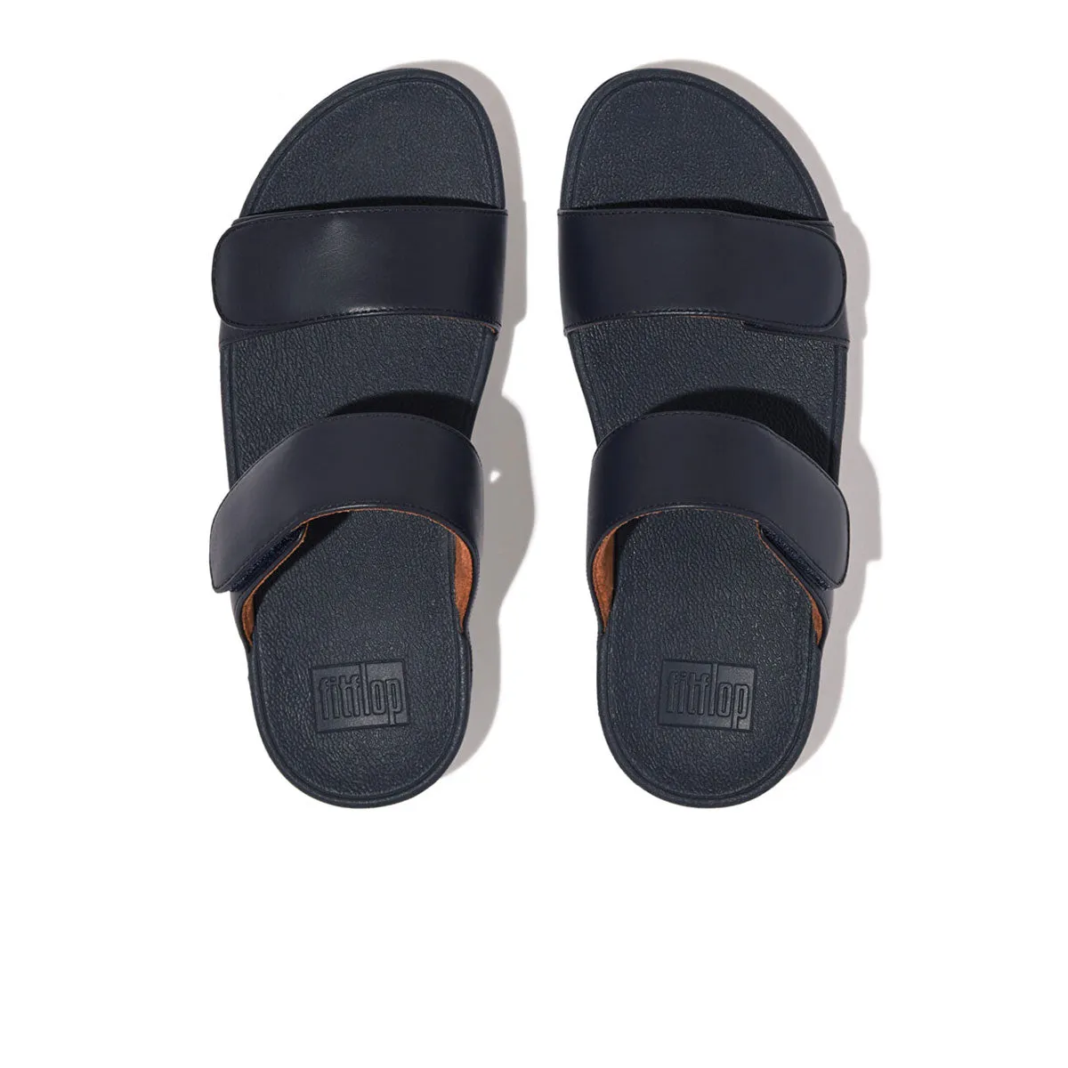 LULU Adjustable Leather Slides