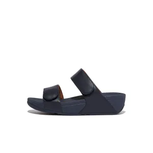 LULU Adjustable Leather Slides