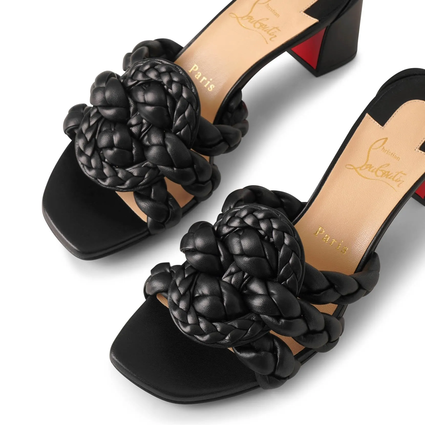 Marmela 55 braided leather sandals