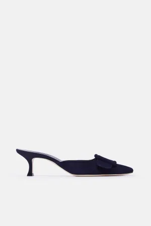 Maysale Mule - Navy Suede