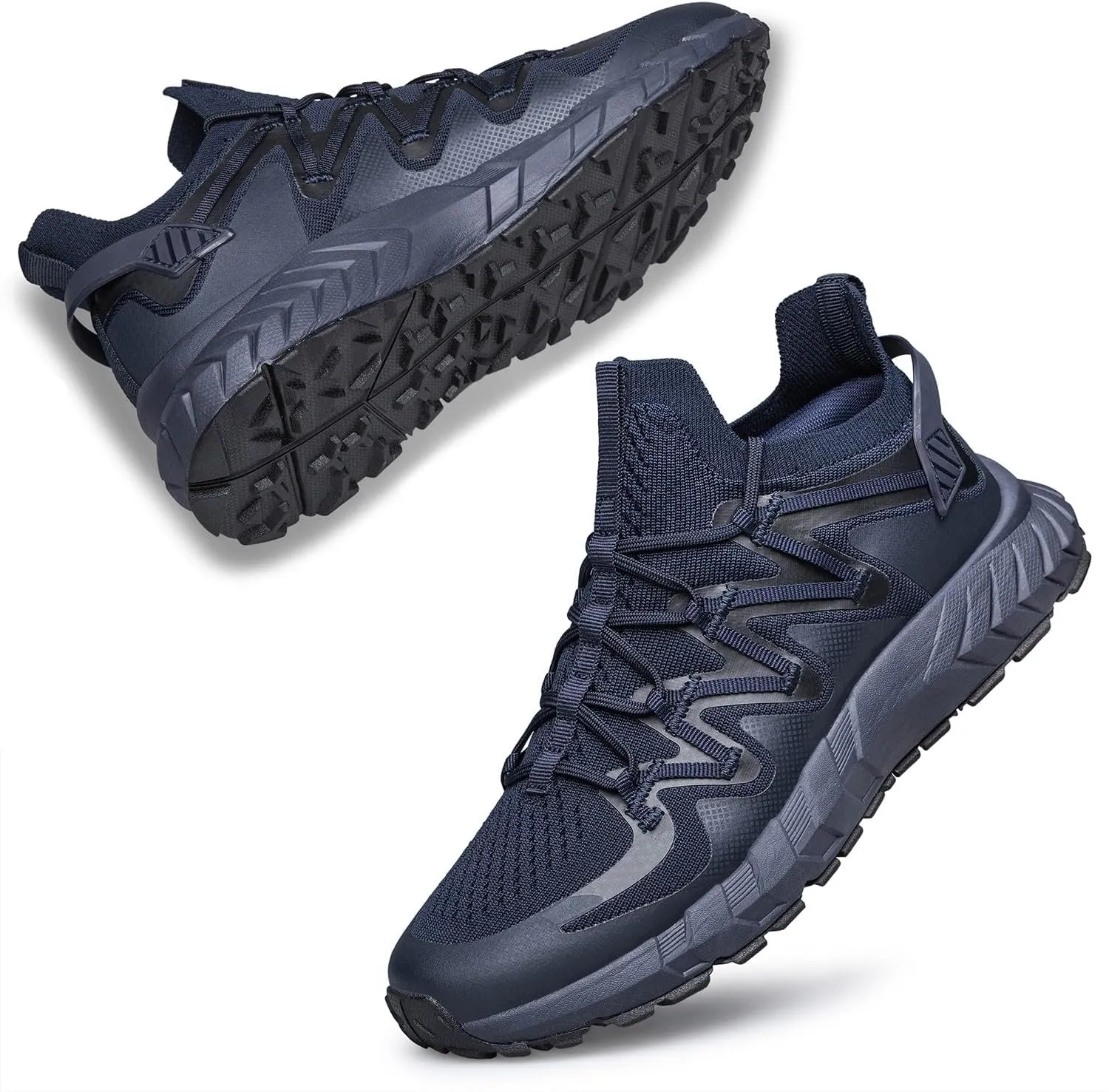 Men's Walking Shoes Hands Free Slip On Sneaker Strap Running Tennis Shoes for Flat Feet Plantar Fasciitis Workout Shoes