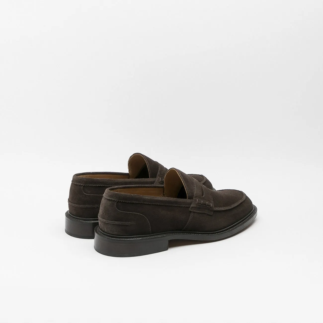 Mocassino penny Tricker's James in camoscio marrone (Coffee Castorino)