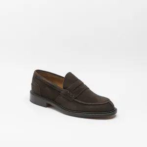 Mocassino penny Tricker's James in camoscio marrone (Coffee Castorino)