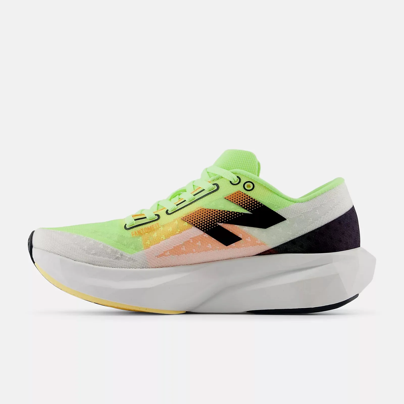 NEW Men's NEW BALANCE FUELCELL REBEL V4 White Lime MESH Shoes AUTHENTIC IN BOX