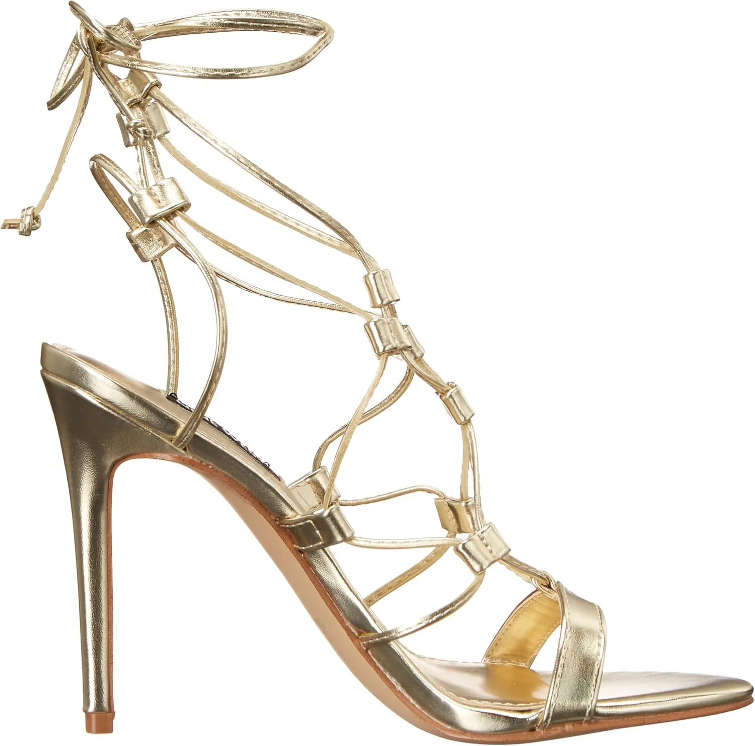 Nine West Women's Mix3 Ankle Wrap Stiletto Sandal