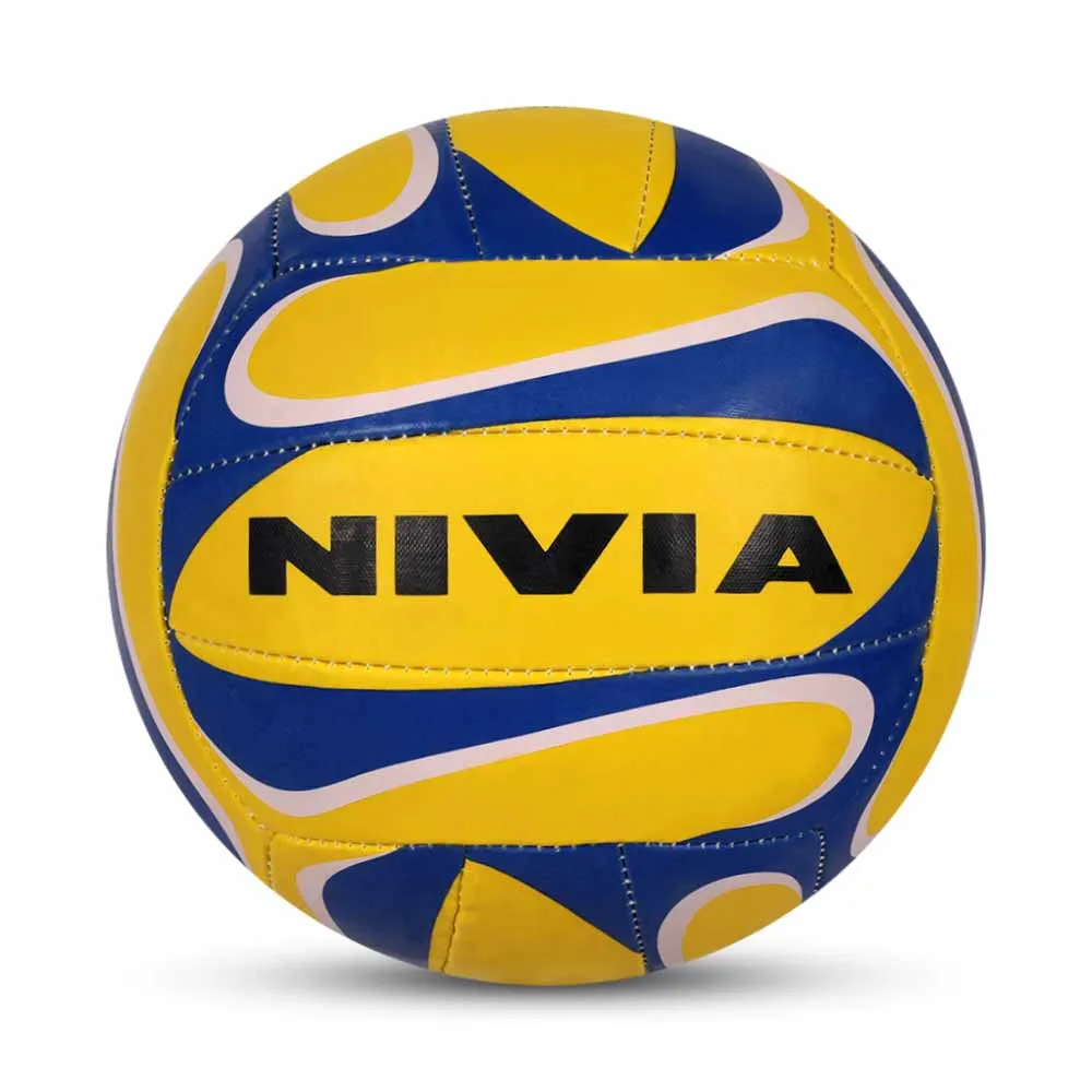 NIVIA TRAINER, 18 Panels, Rubber Machine Stiched with Smooth Surface Matt, Latex Bladder Bladder, Training Ball Standard, Made for Training Sessions , to Play on Outdoor Surfaces