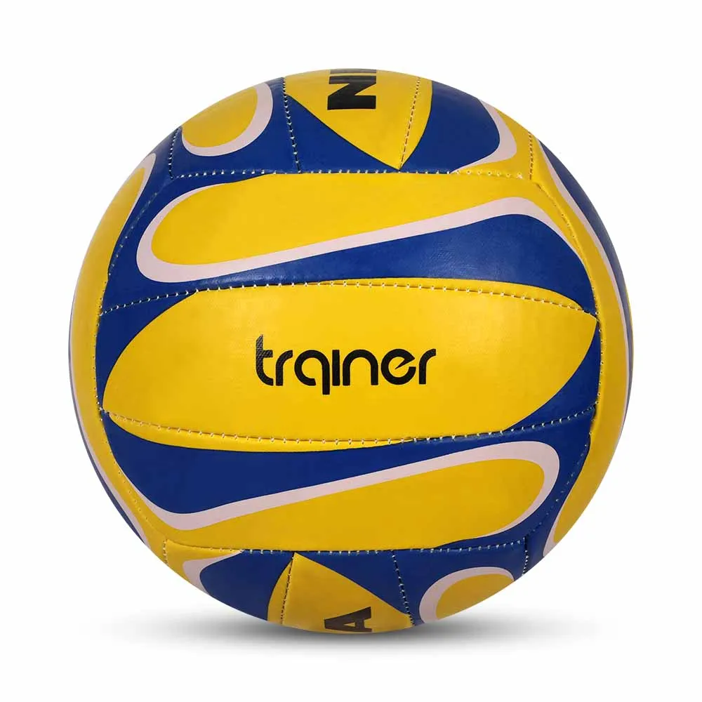 NIVIA TRAINER, 18 Panels, Rubber Machine Stiched with Smooth Surface Matt, Latex Bladder Bladder, Training Ball Standard, Made for Training Sessions , to Play on Outdoor Surfaces