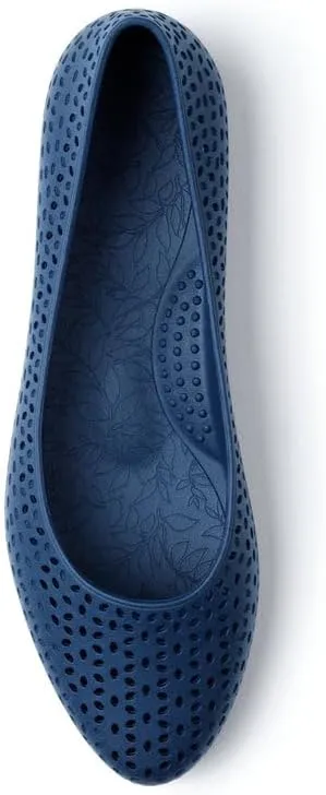 OKABASHI Women's Samantha Ballet Flat | Daily Slip-on Shoes w/Arch Support | Helps Relieve Foot Soreness & Pain | Sustainably Made in The USA