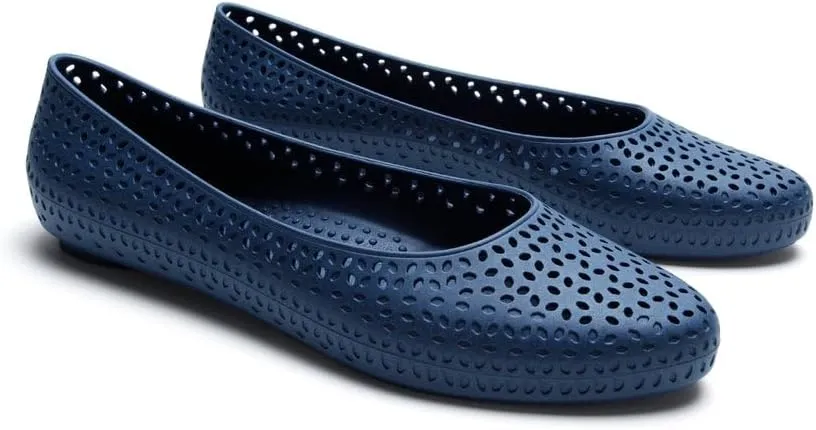 OKABASHI Women's Samantha Ballet Flat | Daily Slip-on Shoes w/Arch Support | Helps Relieve Foot Soreness & Pain | Sustainably Made in The USA