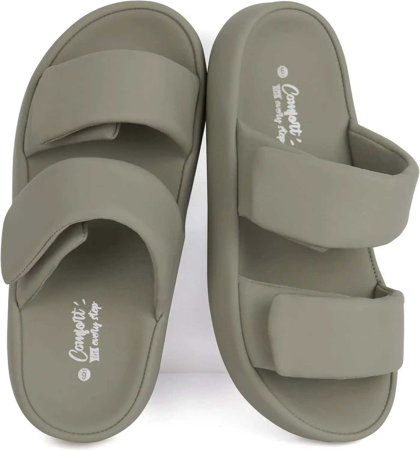 Ortho rest Women Orthopedic Slides Sandals Adjustable Strap Sandals Comfortable Walking Sandals