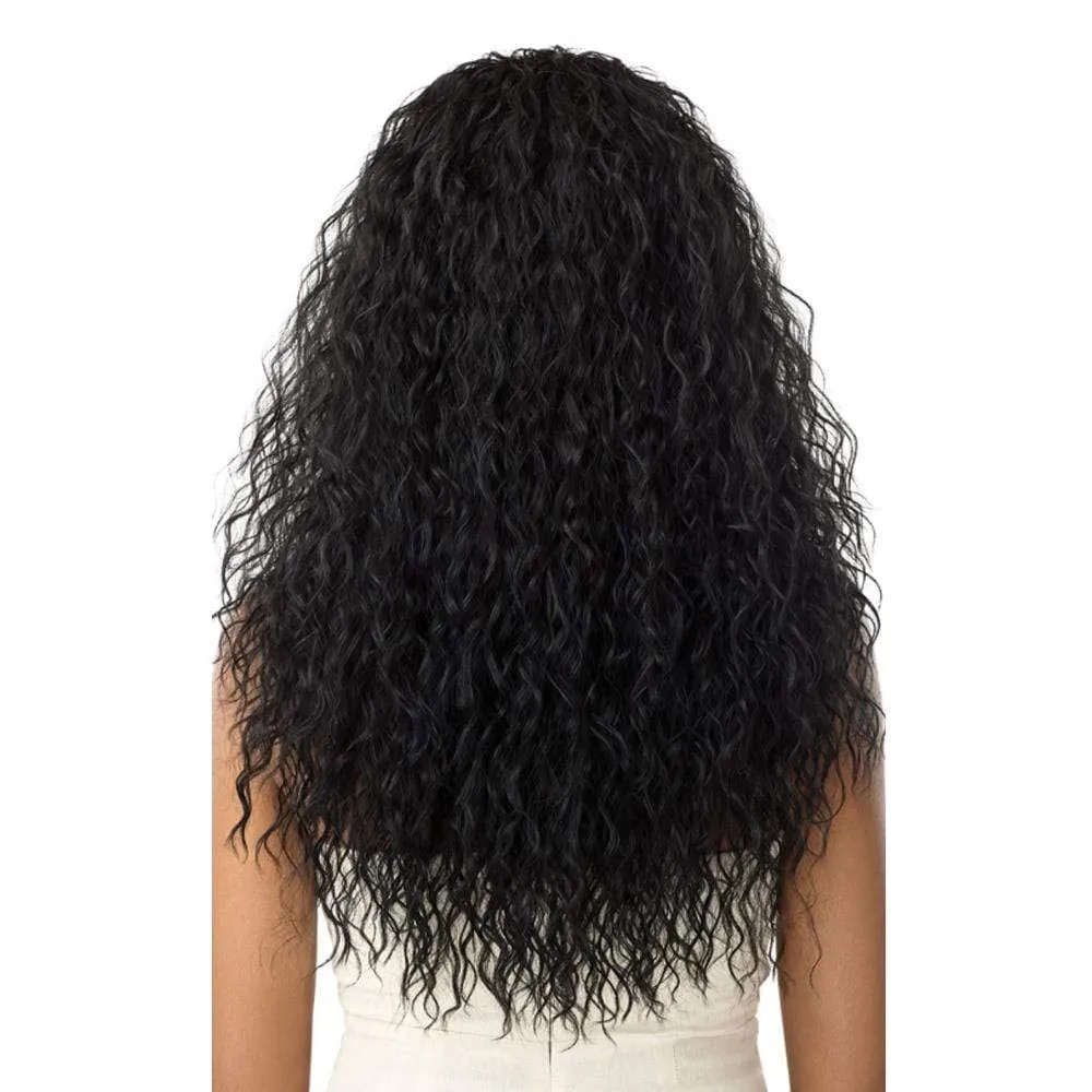 Outre Quick Weave Wet & Wavy Half Wig BEACH CURL 24" (DR30)