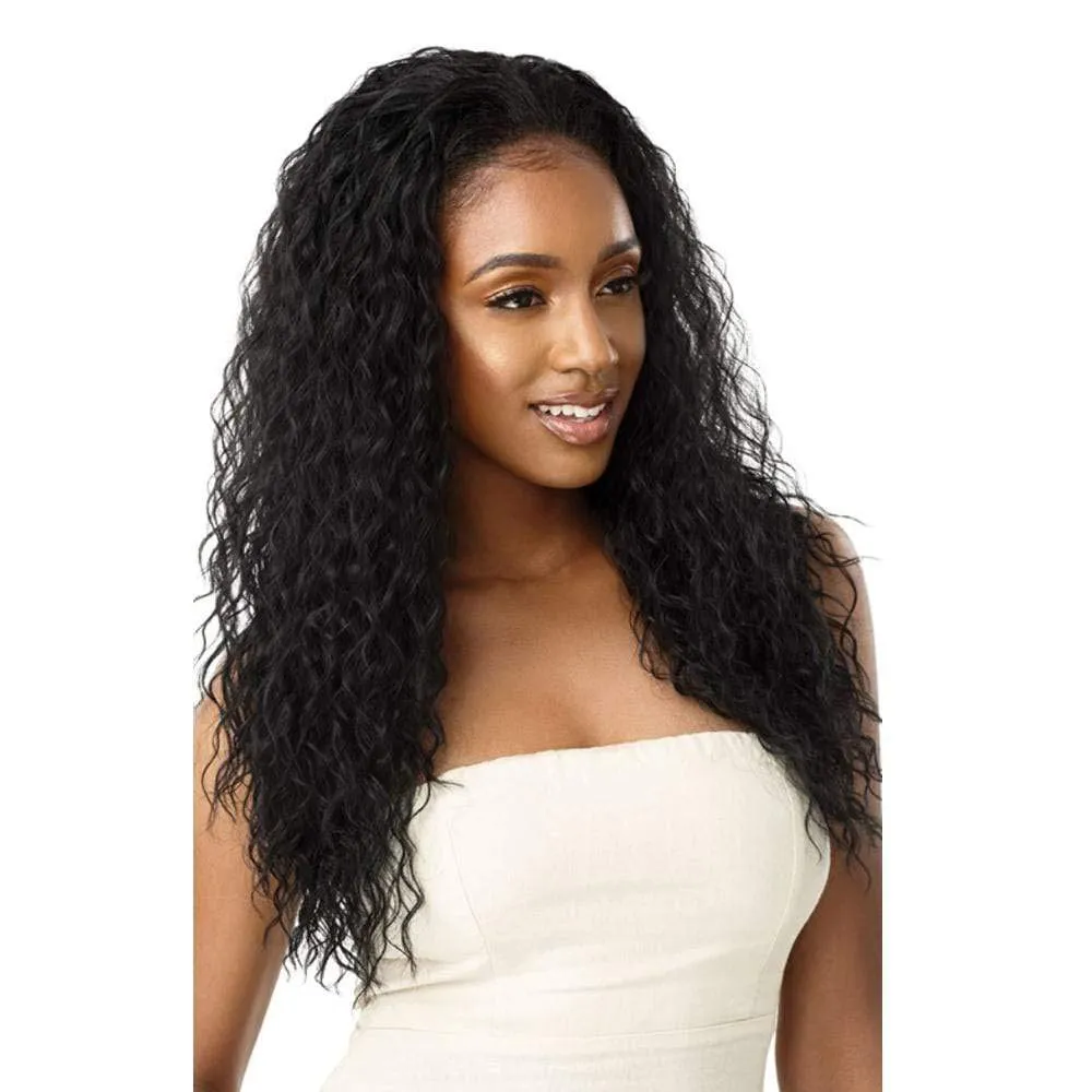 Outre Quick Weave Wet & Wavy Half Wig BEACH CURL 24" (DR30)