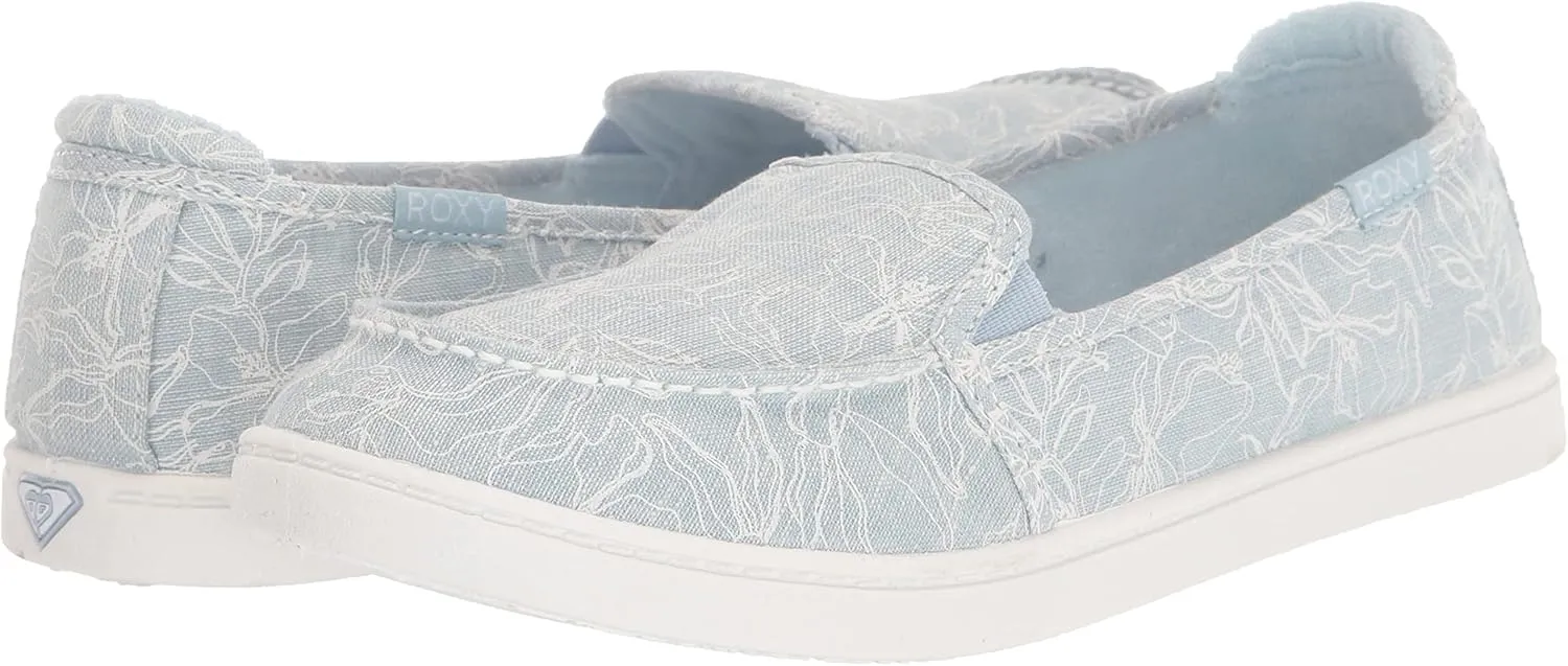 Roxy Women's Minnow Slip on Sneaker Shoe Loafer Flat