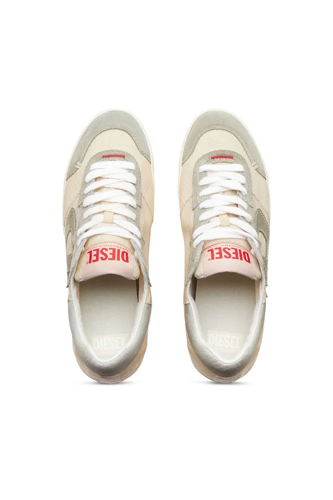 S-Leroji Low-Low-top sneakers in mesh and suede