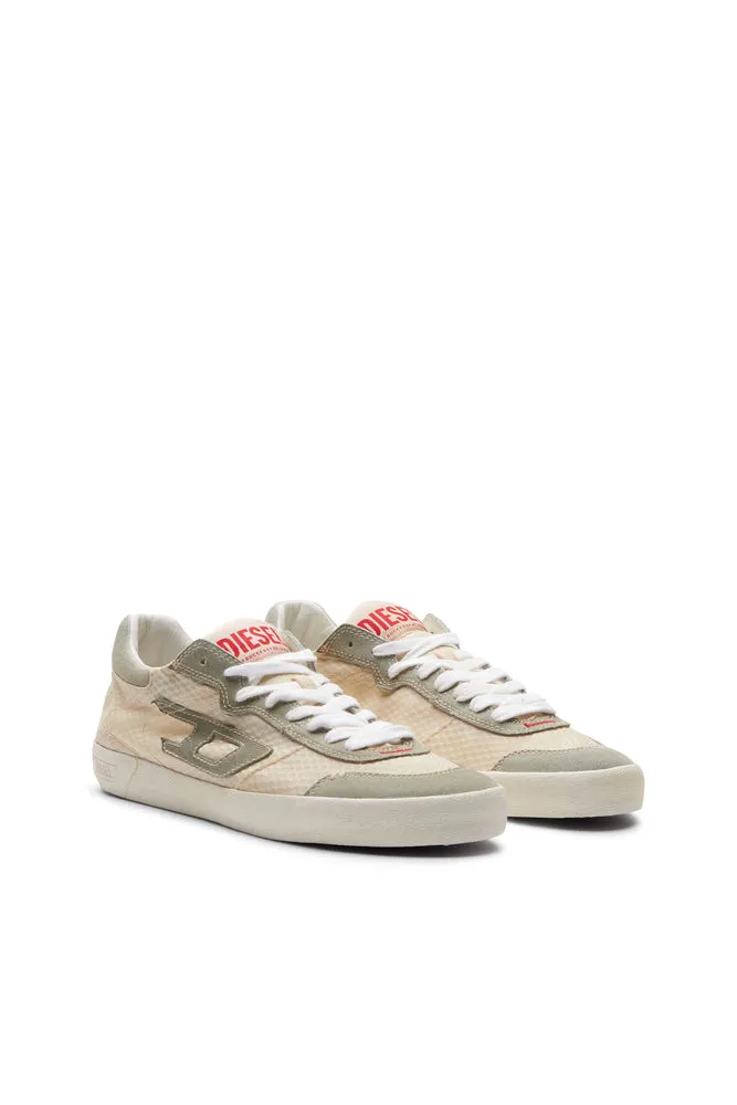 S-Leroji Low-Low-top sneakers in mesh and suede