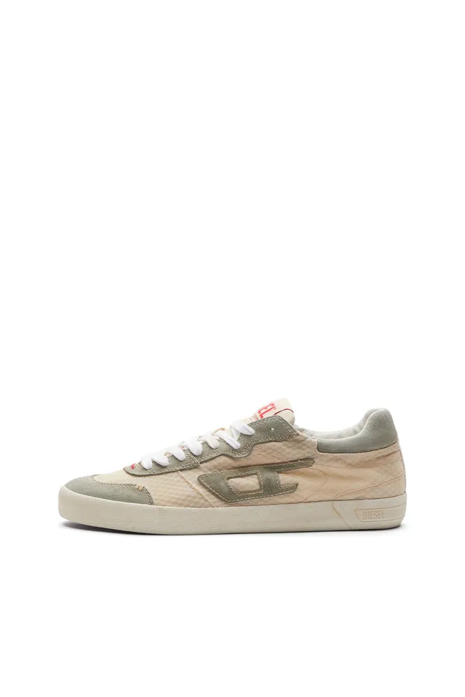 S-Leroji Low-Low-top sneakers in mesh and suede
