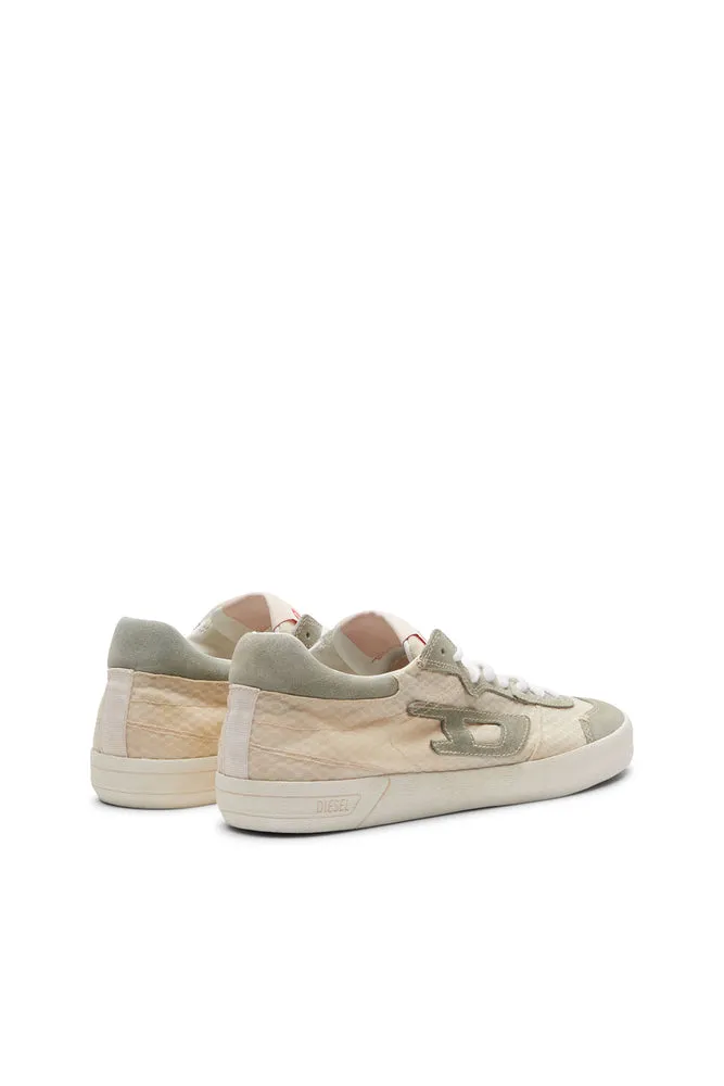 S-Leroji Low-Low-top sneakers in mesh and suede