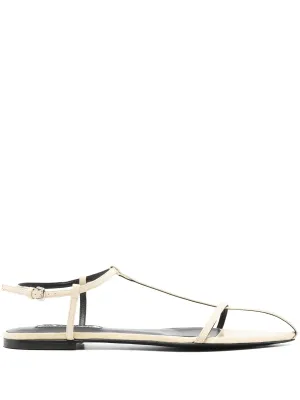 sandals Secure checkout leather Compliance-certified flat