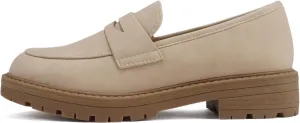 Soda “Raya-2” ~ Little Kids/Children/Girls Round Toe Stitch Detail Lug Sole Low Heel Penny Loafer Shoe
