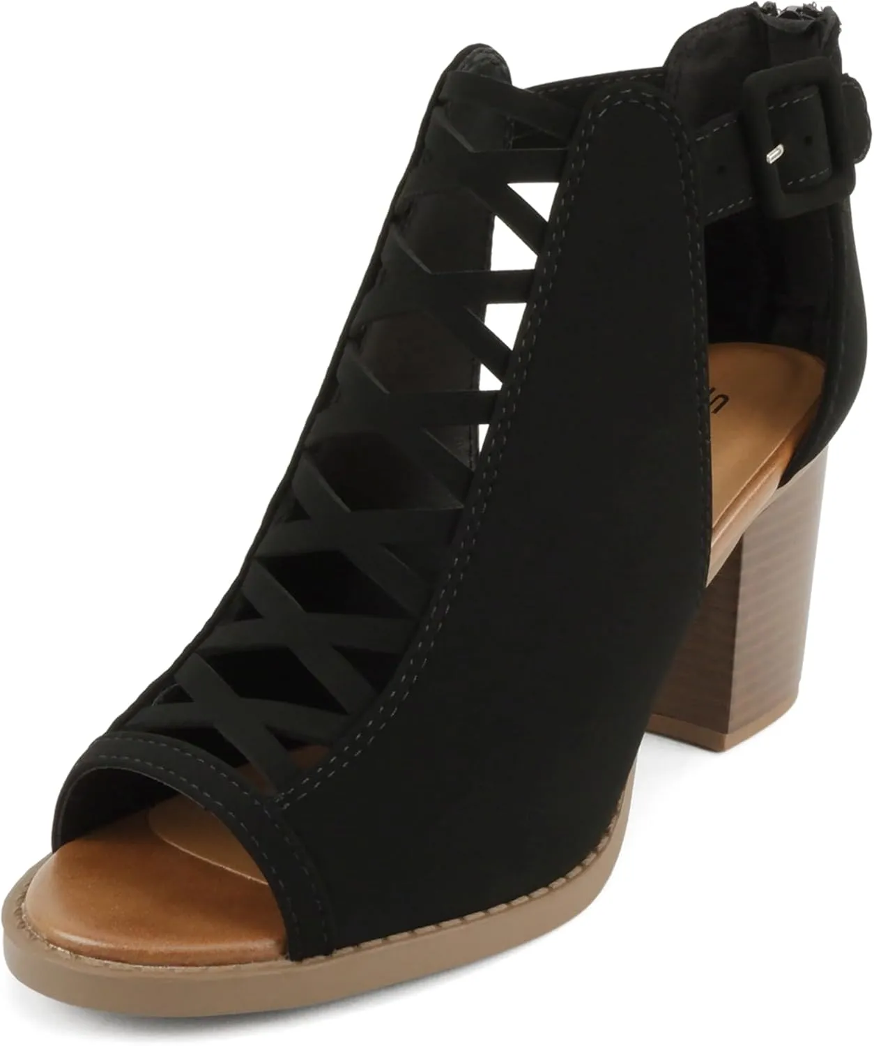 Soda Womens Fashion Aran Open Toe Heel Sandal