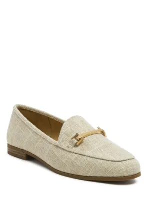 Solid Faux Suede Loafers