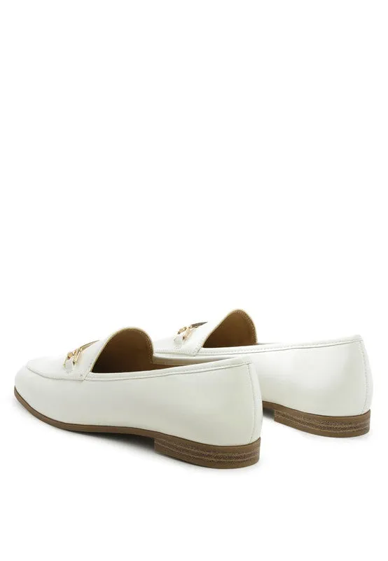 Solid Faux Suede Loafers