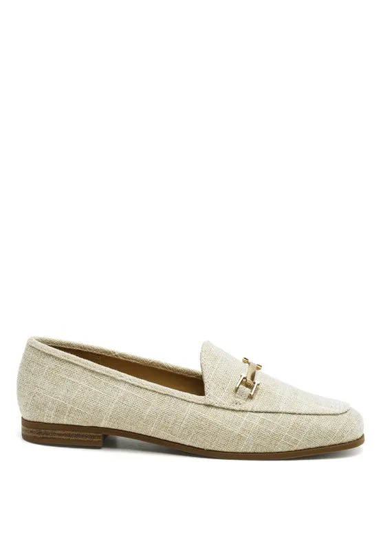 Solid Faux Suede Loafers