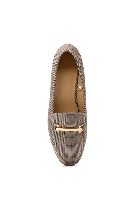 Solid Faux Suede Loafers