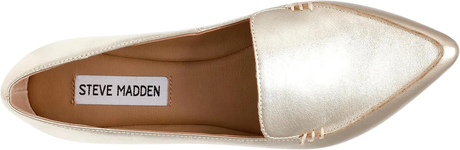 Steve Madden Women's Feather Loafer Flat