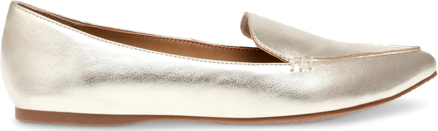 Steve Madden Women's Feather Loafer Flat