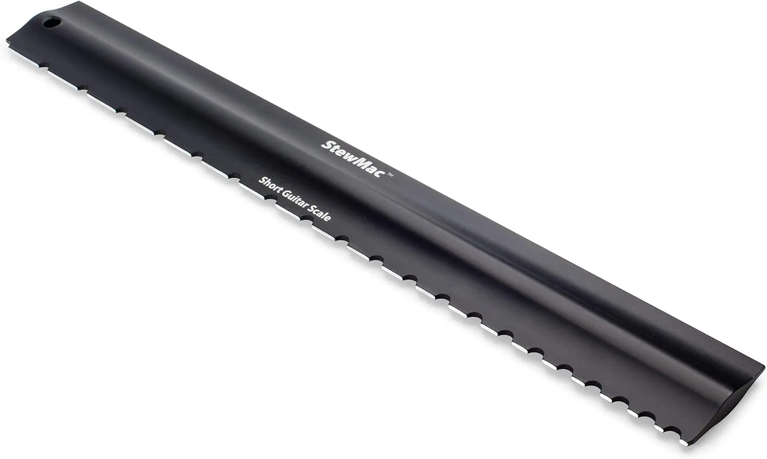 StewMac 2-in-1 Precision   Notched Straightedge, Notched for Short Scale Guitar (4012)