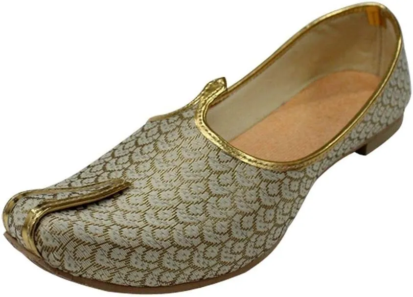 Stop n Style Punjabi Jutti for Men Sherwani Shoes Mens Loafers Dress Shoes Wedding Shoe Slip On