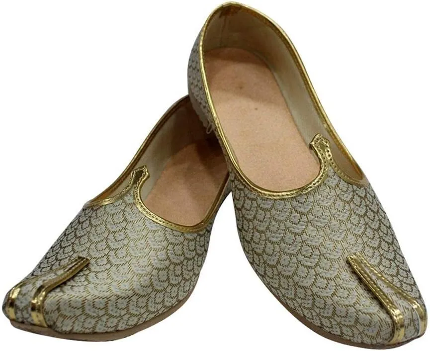 Stop n Style Punjabi Jutti for Men Sherwani Shoes Mens Loafers Dress Shoes Wedding Shoe Slip On