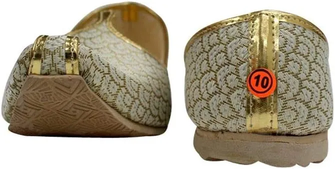 Stop n Style Punjabi Jutti for Men Sherwani Shoes Mens Loafers Dress Shoes Wedding Shoe Slip On