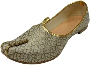 Stop n Style Punjabi Jutti for Men Sherwani Shoes Mens Loafers Dress Shoes Wedding Shoe Slip On