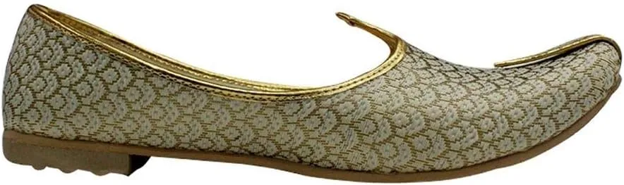 Stop n Style Punjabi Jutti for Men Sherwani Shoes Mens Loafers Dress Shoes Wedding Shoe Slip On