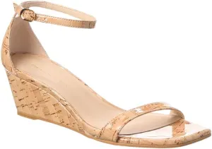 Stuart Weitzman Nudistcurve 50 Cork Wedge Sandal