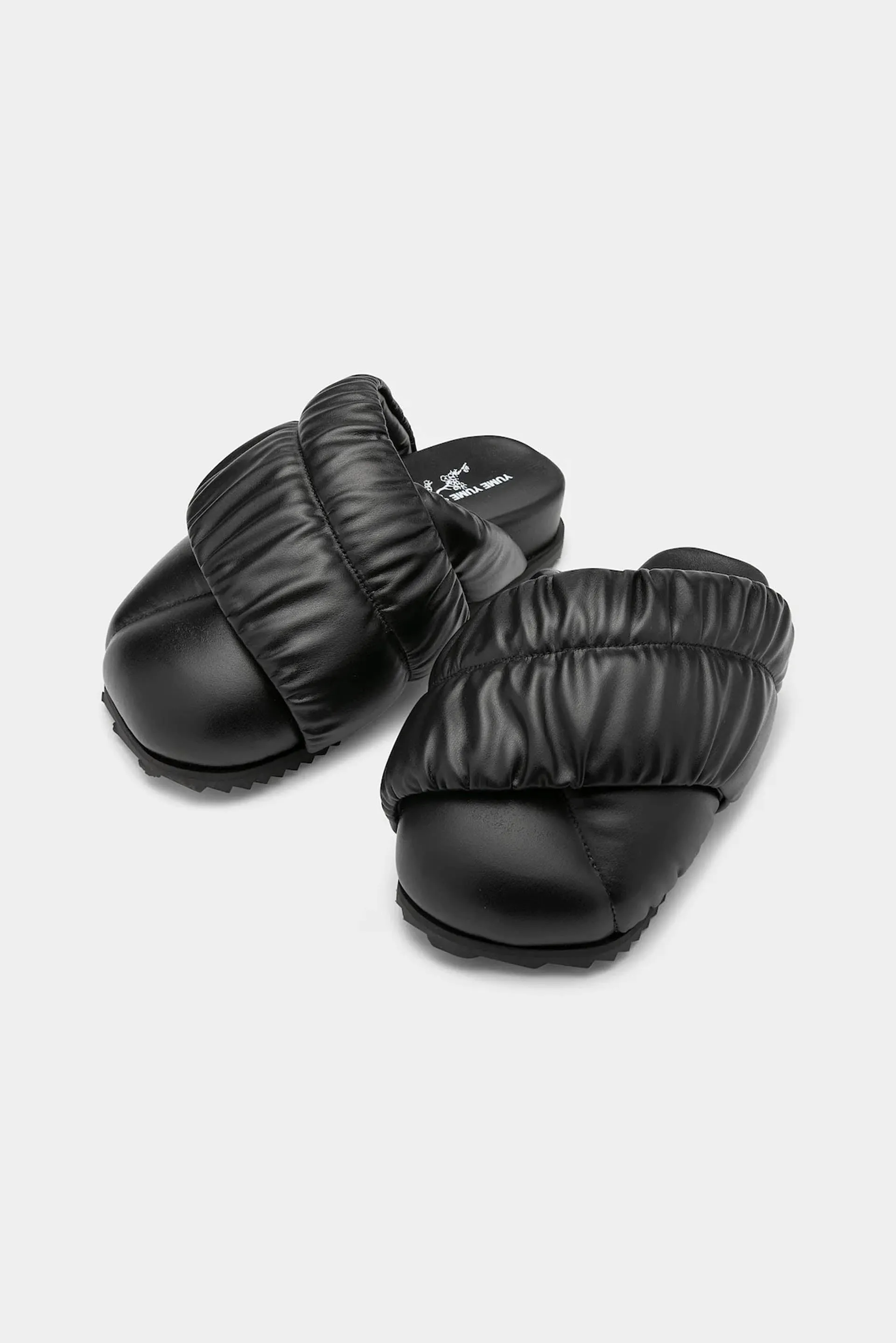 Tent Mule Black Bio Leather