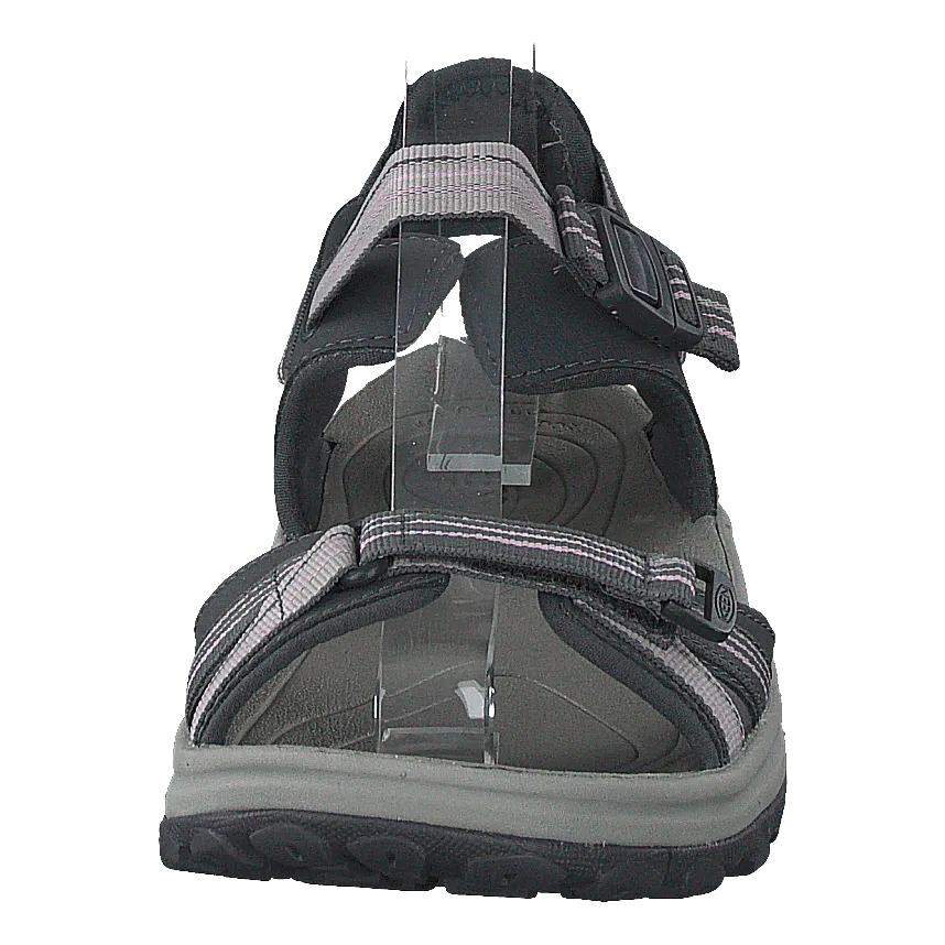 Terradora Ii Open Toe Sandal Dark Grey/dawn Pink