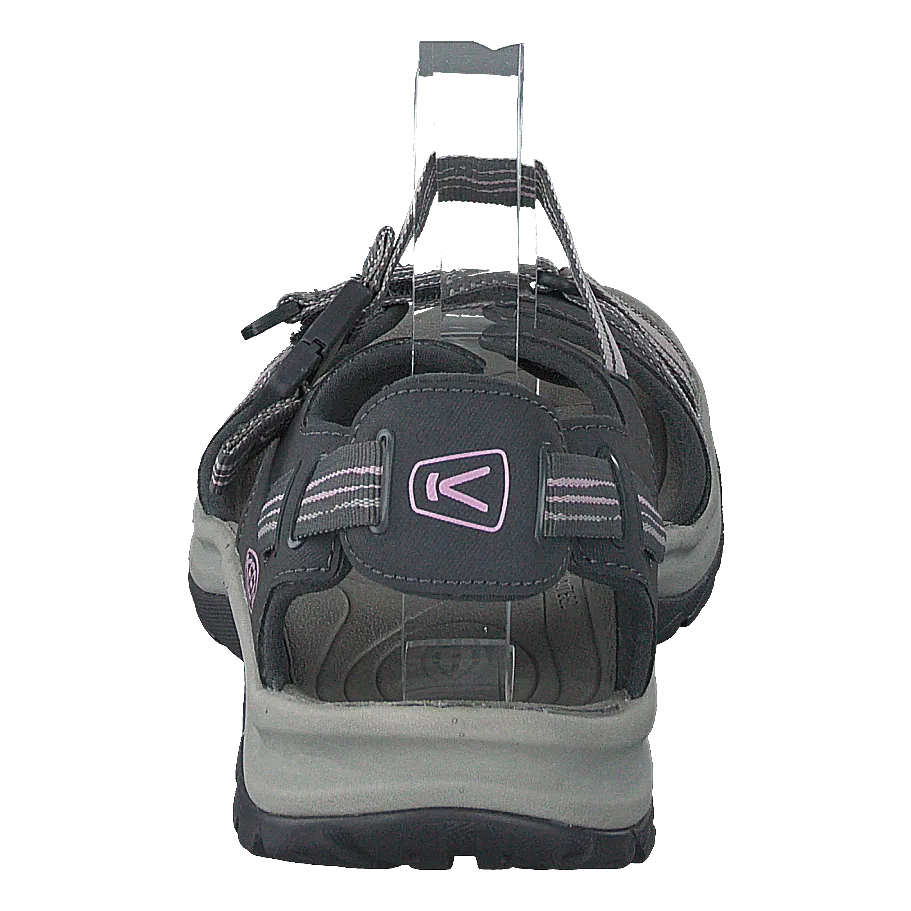 Terradora Ii Open Toe Sandal Dark Grey/dawn Pink
