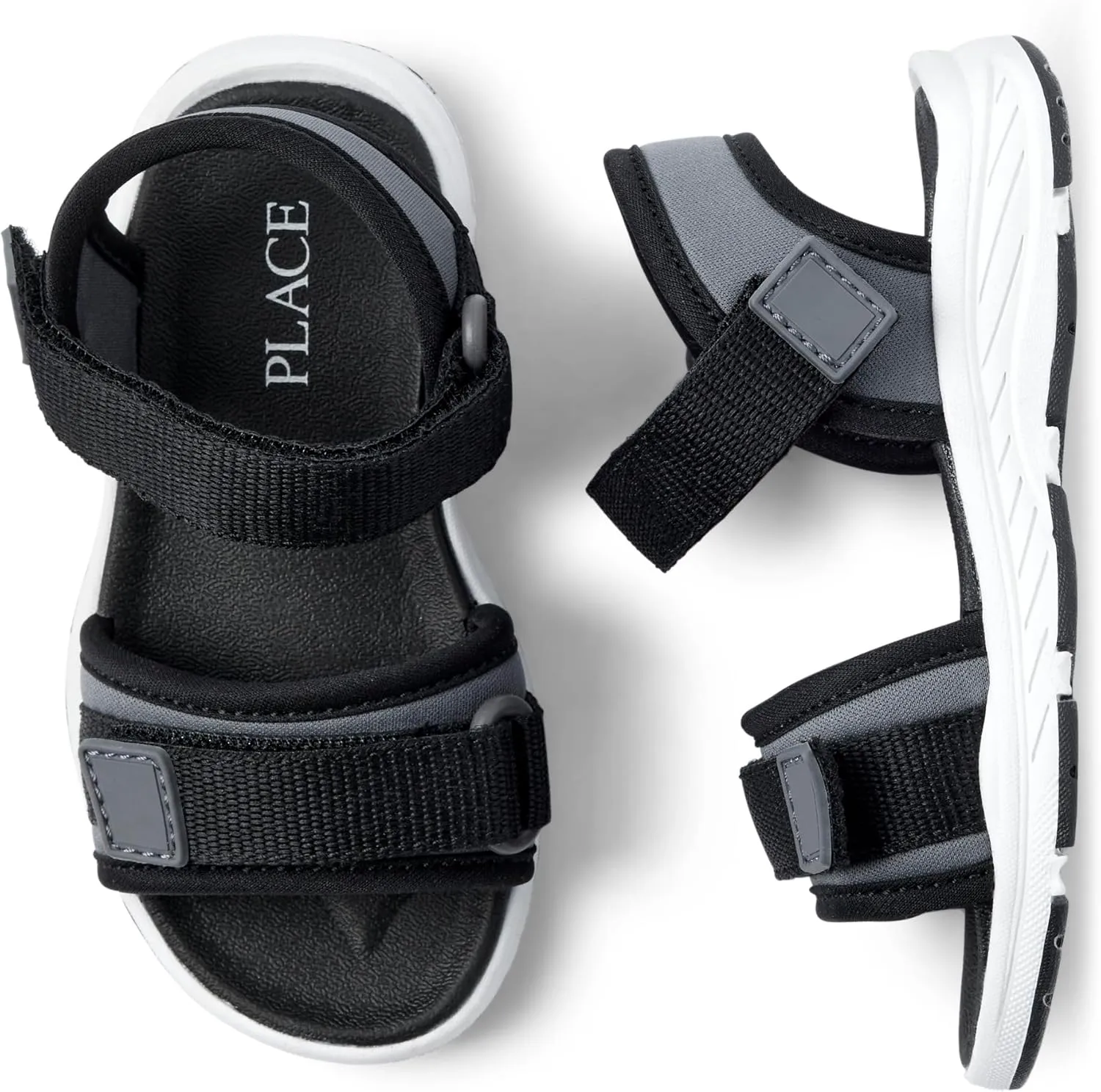 The Children's Place Baby Boys and Toddler Sporty Sandal with Adjustable Straps