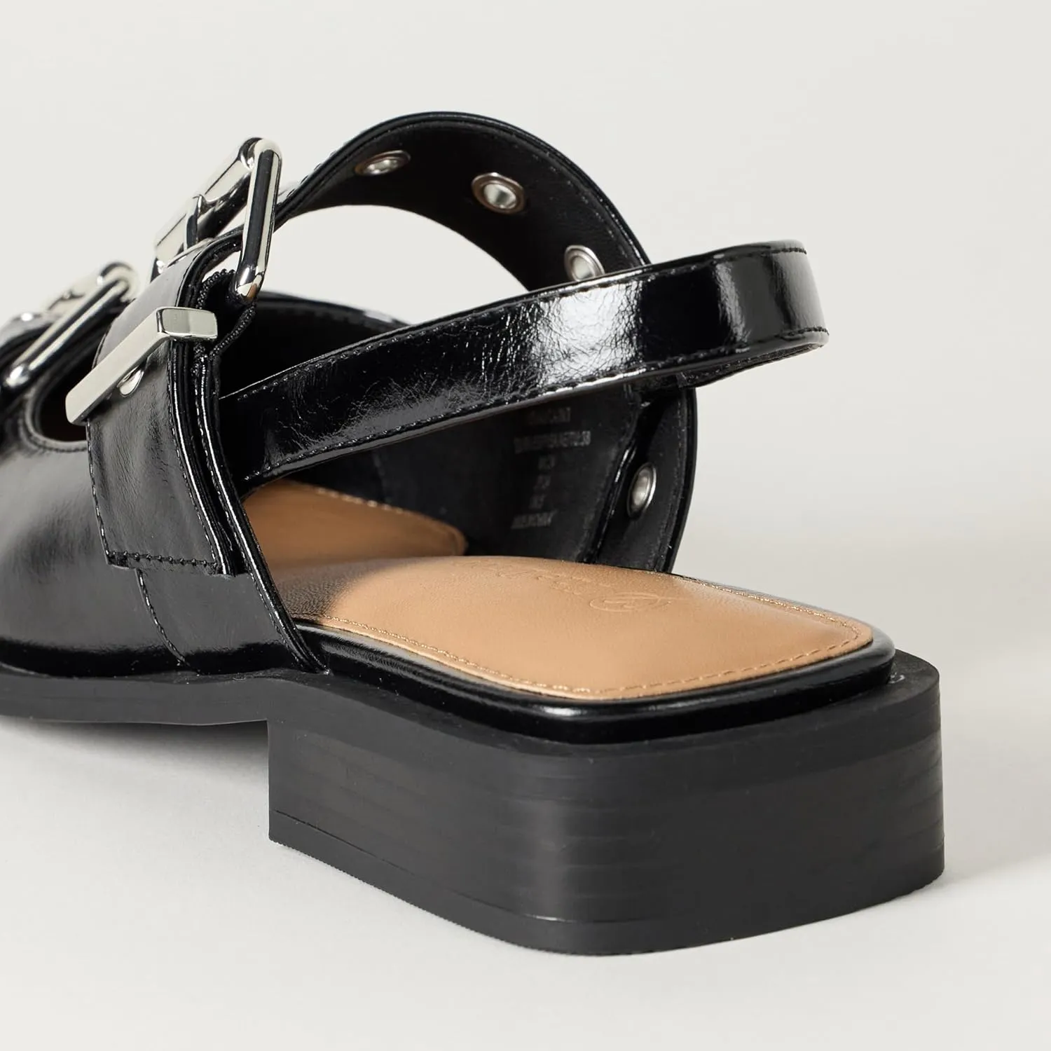 The Drop Women's Evie Moto Pointed Toe Flat