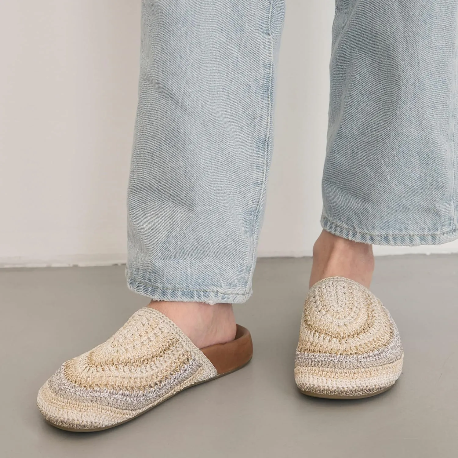 The Sak Bolinas Clog in Crochet and Leather, Slip On Entry