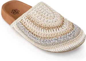 The Sak Bolinas Clog in Crochet and Leather, Slip On Entry