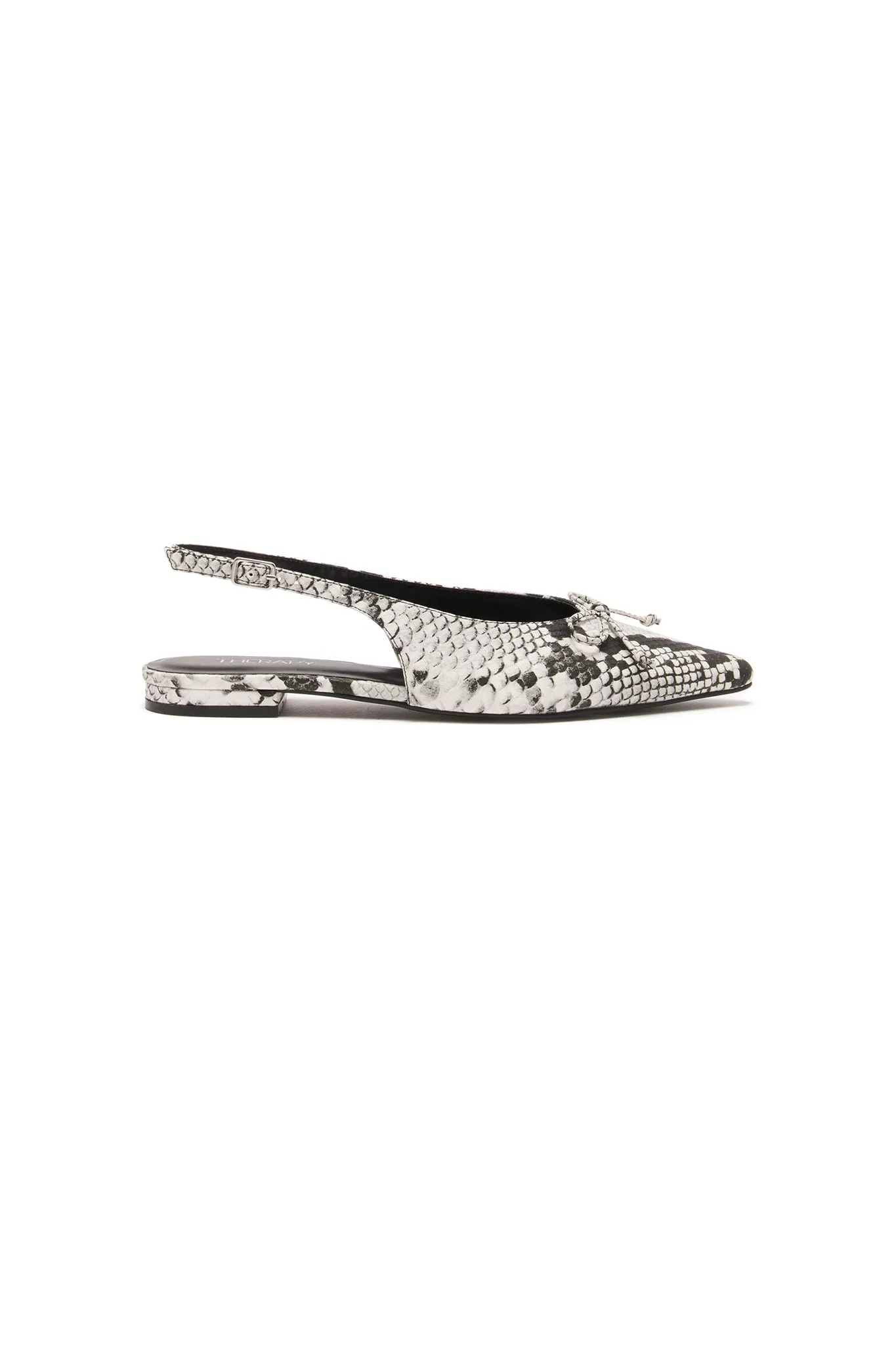 THERAPY Lavin Flat Point Black White Snake