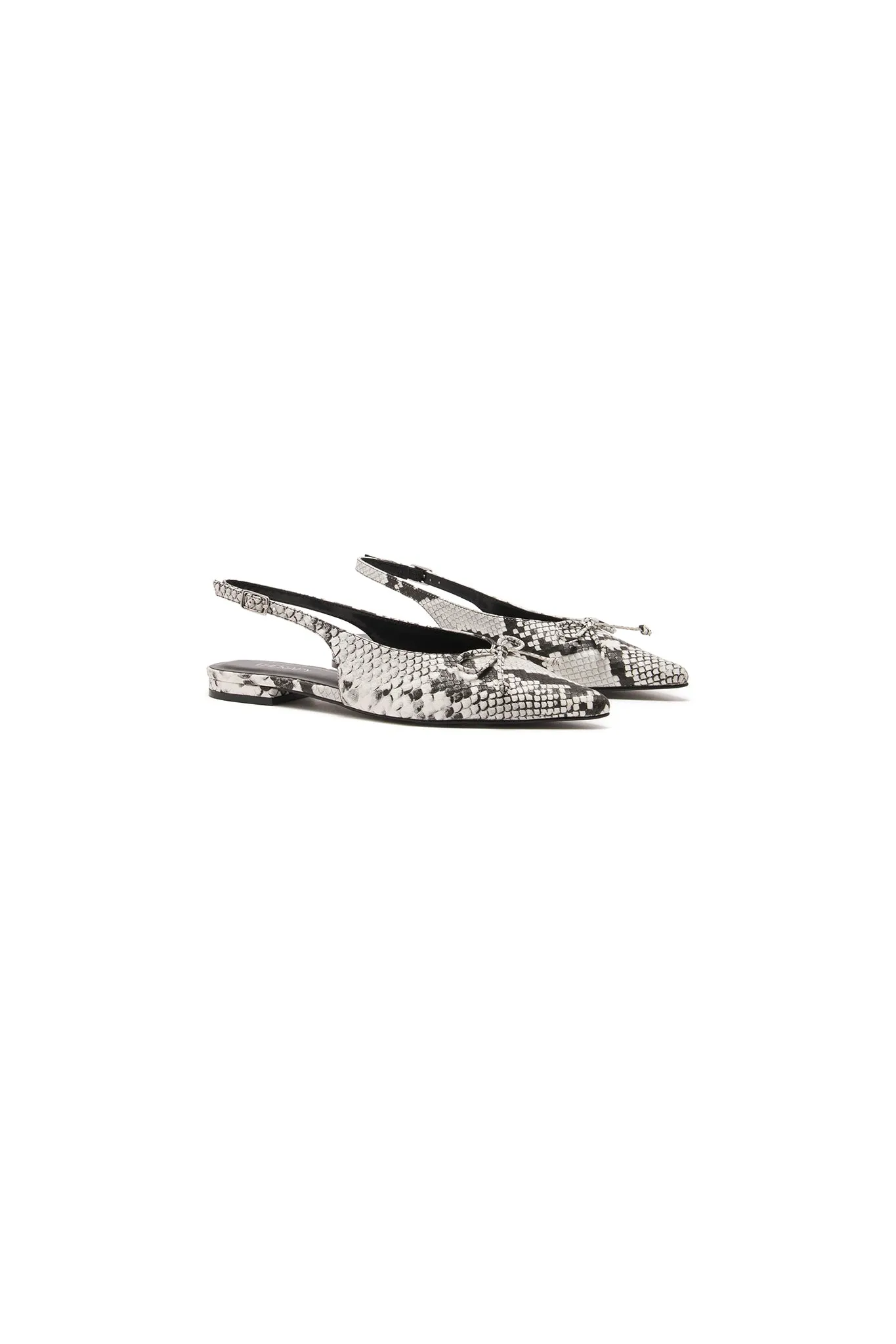THERAPY Lavin Flat Point Black White Snake