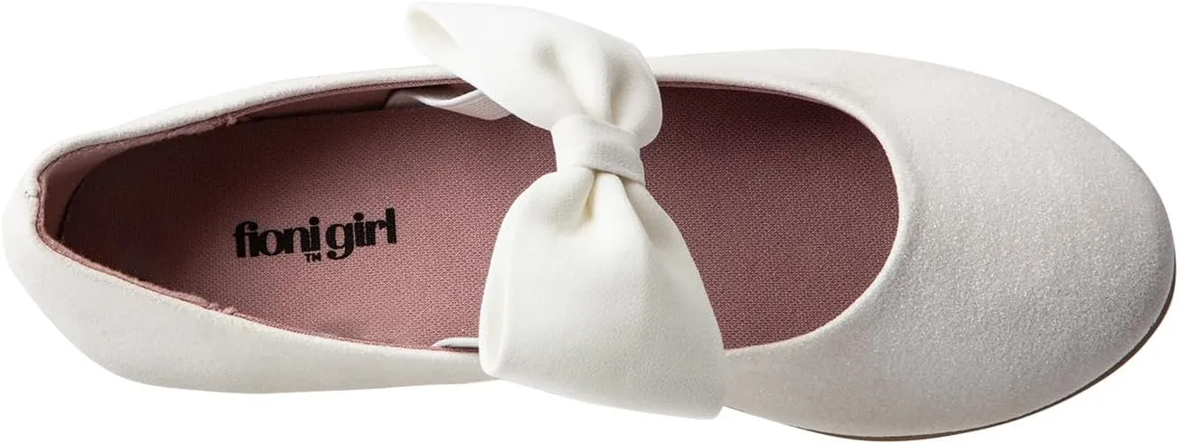 Toddler/Youth Girls Slip-On Cairo Bow Ballet Flat Mary Jane