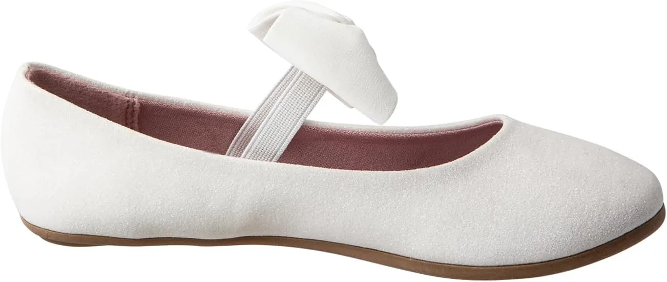 Toddler/Youth Girls Slip-On Cairo Bow Ballet Flat Mary Jane