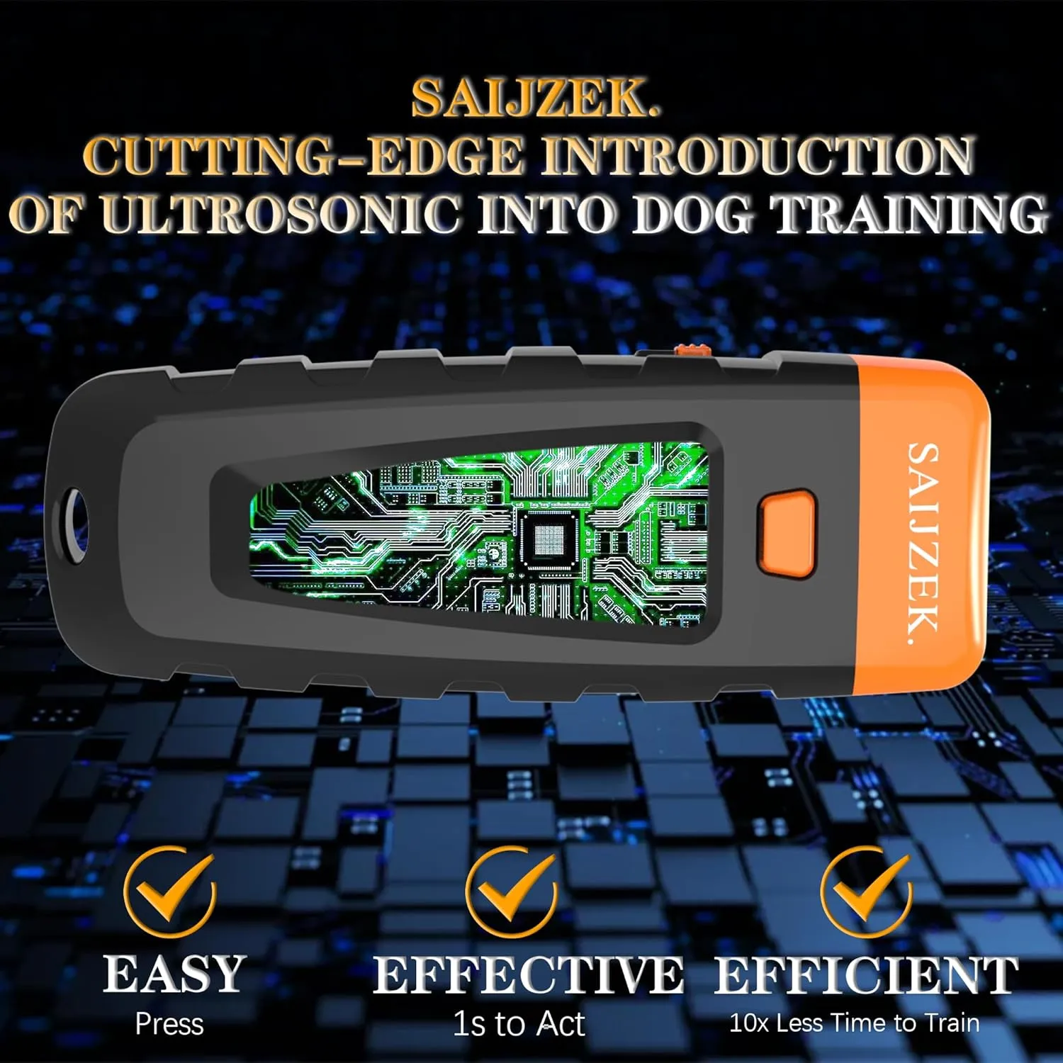 Ultrasonic Dog Trainer | Bark Deterrent Training Device | Anti Barking Silencer | Barks No More Devices | Stop Control Dogs Bad Behavior | Stopper Corrector Clicker Repellent