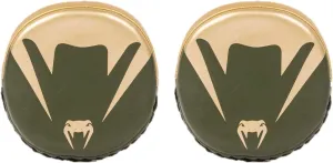 Venum Pro Boxing Mini Curved Punch Mitts (Pair) - Khaki/Gold